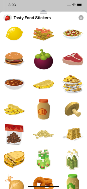 Tasty Food Stickers(圖7)-速報App