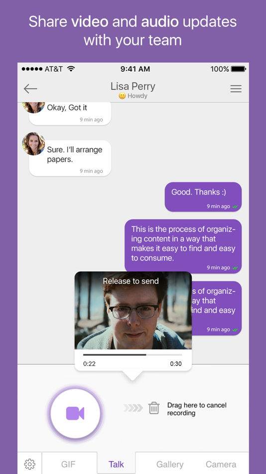 #3. Office Chat, Work Messaging (iOS) 由: MangoApps Incorporated