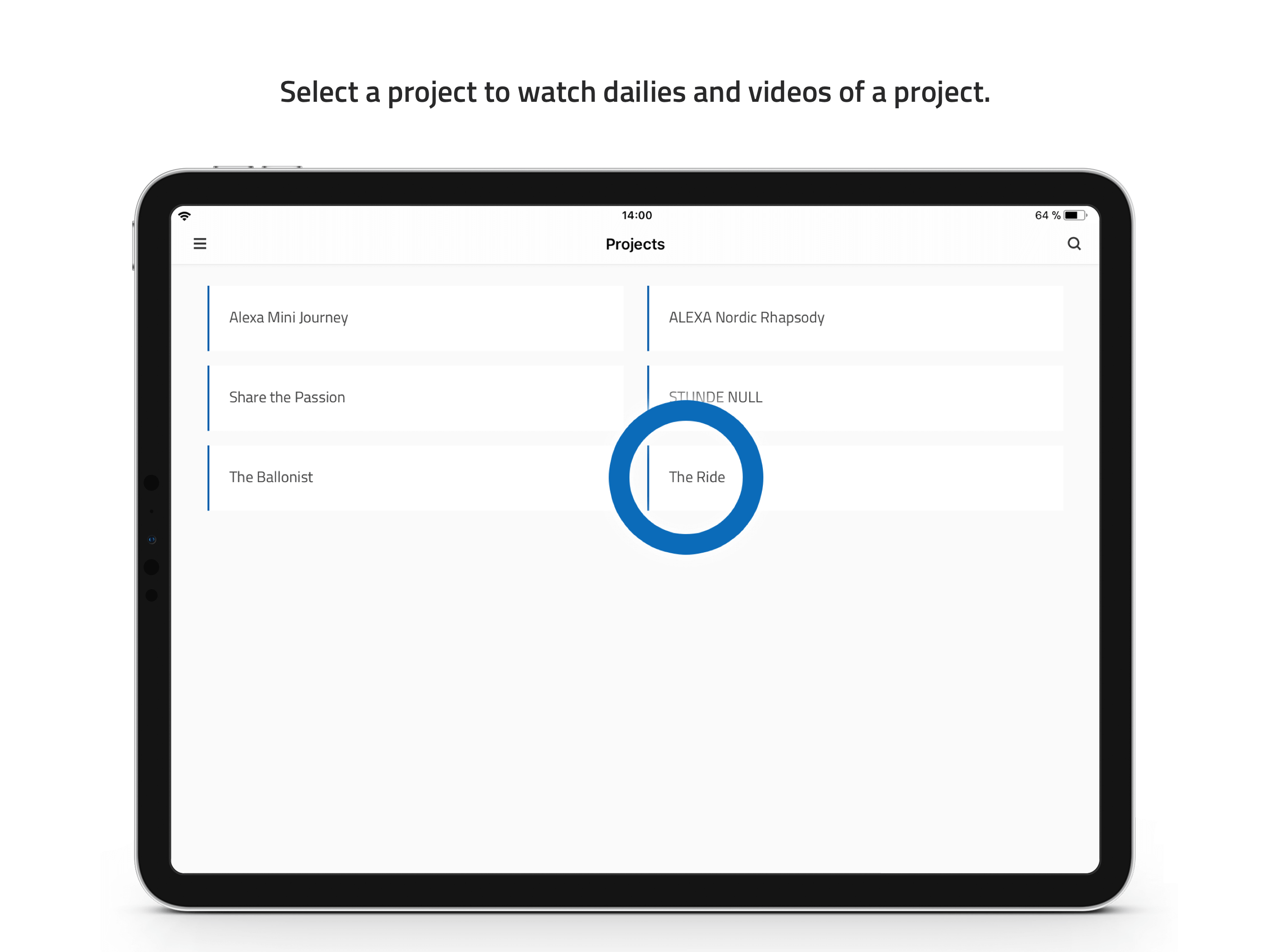 Dailies Player by Webgate.io