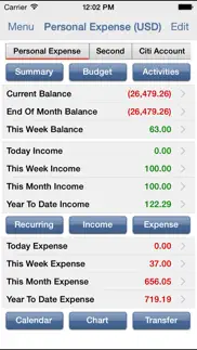 ez expense manager iphone screenshot 1