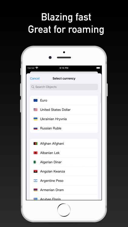 Fast Rates currency converter
