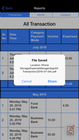Expense Manager, Money Manager screenshot