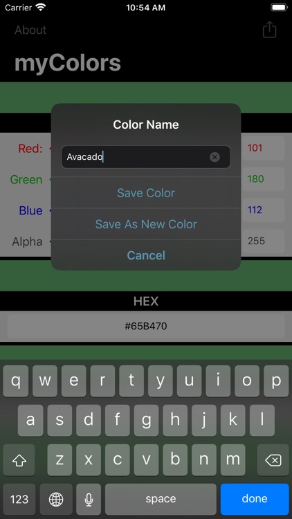 myColors - Cloud Color Picker