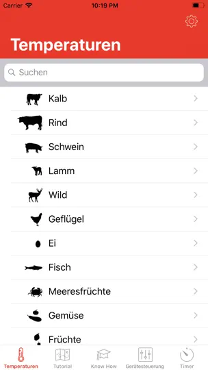 Screenshot von Sous Vide °Celsius auf dem iPhone 1