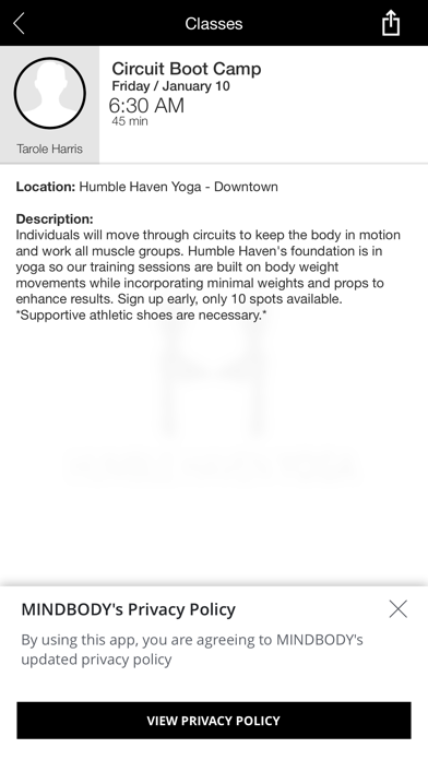 Humble Haven Yoga screenshot 4