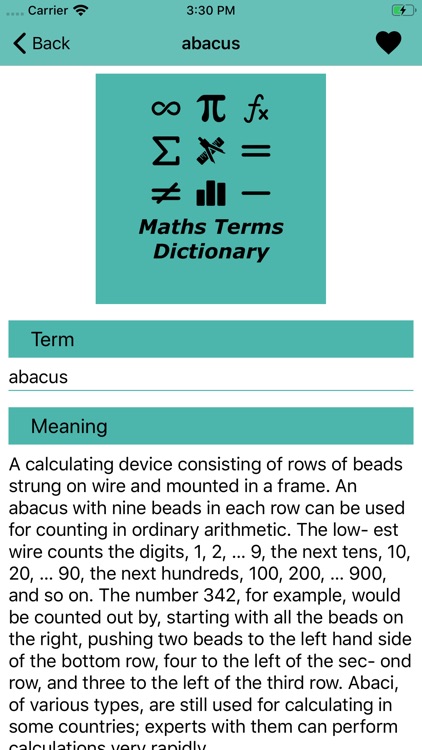 Maths Terms Dictionary screenshot-4