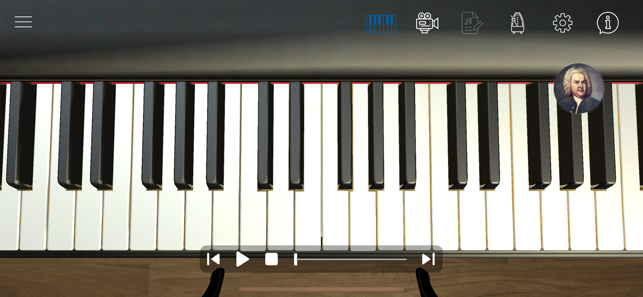 ภาพหน้าจอของ Visual Piano