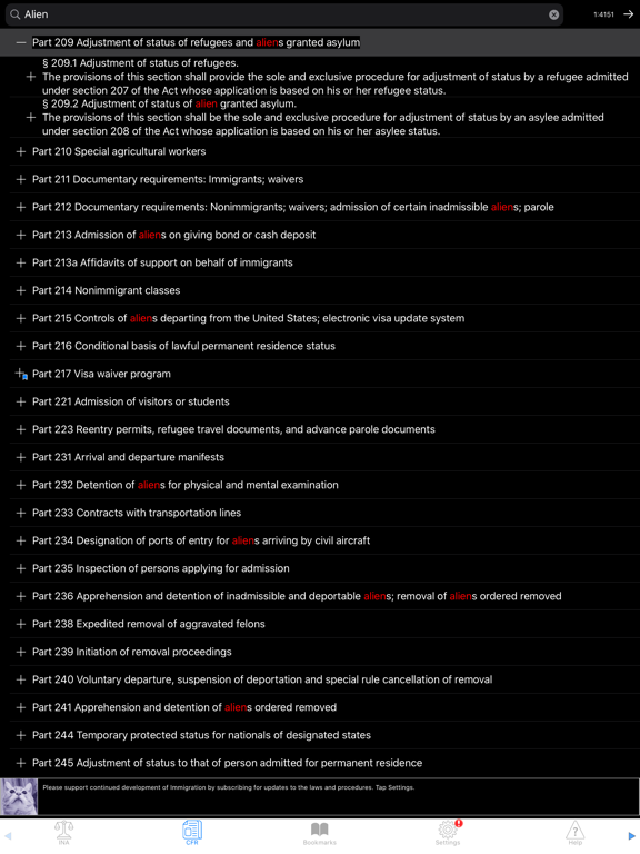 Screenshot #1 for Immigration