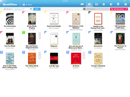 Screenshot #5 pour iReadItNow HD
