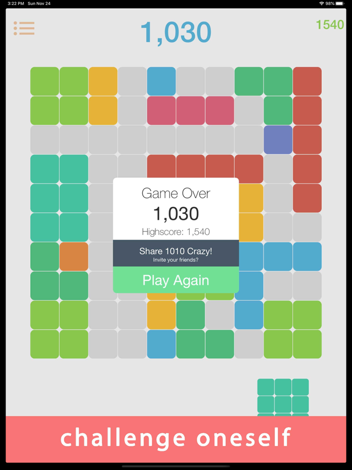 1010 Crazy Block Puzzle