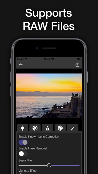 Light Suite - RAW Photo Editor Screenshot