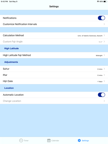 RamadanTimer screenshot 3