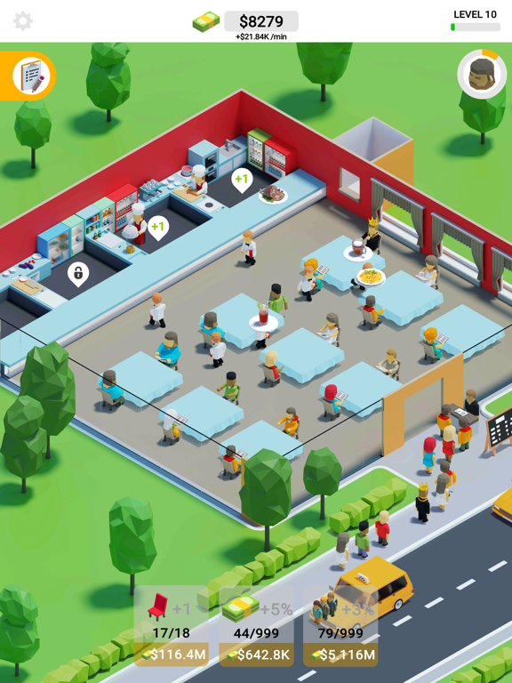 Screenshot #5 pour Idle Restaurants