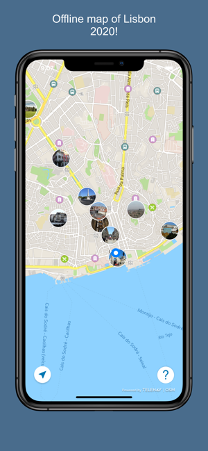 Lisbon 2020 — offline map(圖1)-速報App