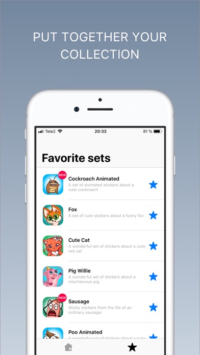 Sticker sets - Emoji keyboard iPhone screenshot 7 - Entertainment app
