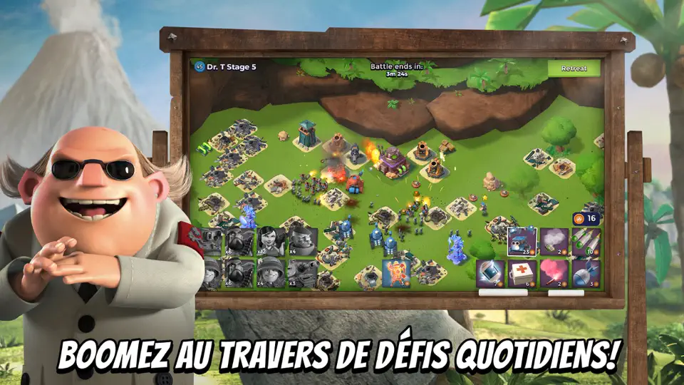 Capture d'écran de Boom Beach sur iPhone 2