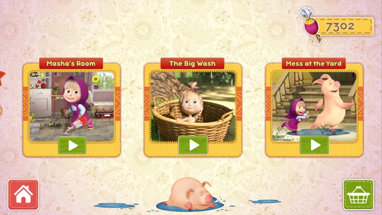 Masha and the Bear Clean House screenshot-4