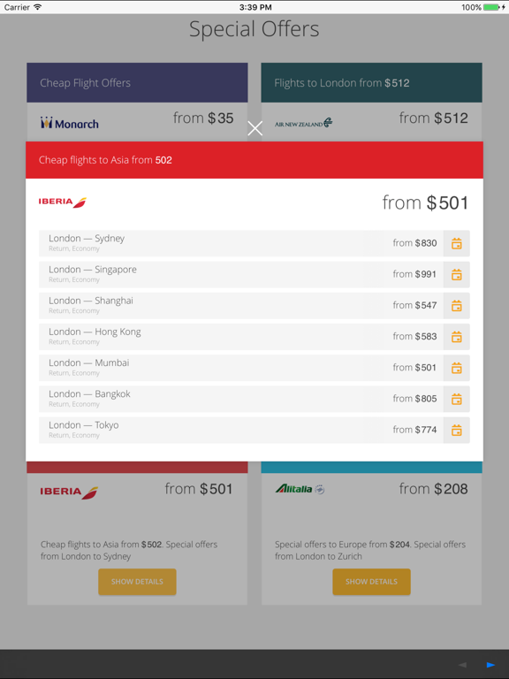Screenshot #6 pour Flight Scanner - Airfare Deals