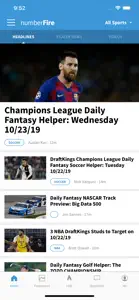 numberFire Fantasy Sports screenshot #1 for iPhone