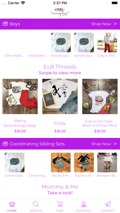 Emmy Lane Boutique Screenshot 1 - AppWisp.com Emmy Lane Boutique Screenshot 1 - AppWisp.com
