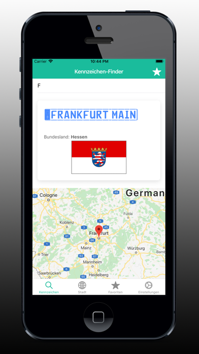 Kennzeichen-Finder mit Karte screenshot 4