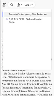 o le tusi pa'ia - samoan bible iphone screenshot 1