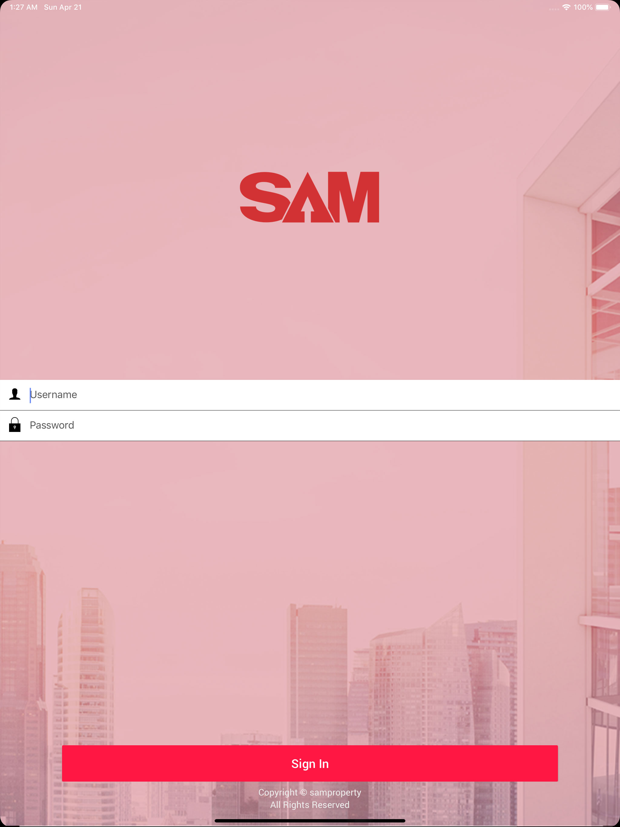 SAM Mobile App