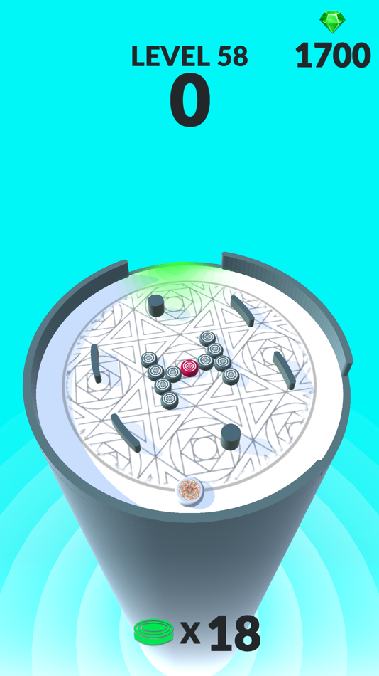 #2. Circle Carrom (iOS) 由: Zhakaas Games LLP