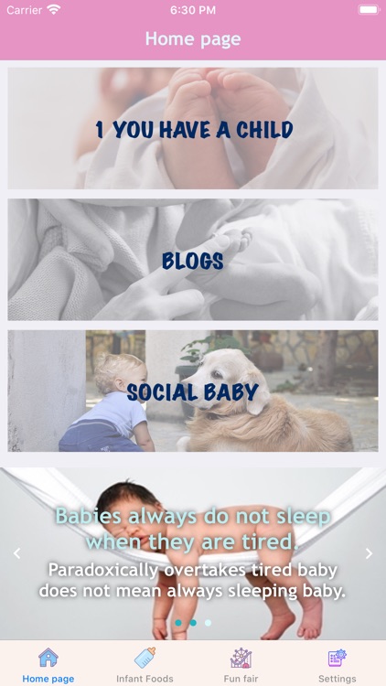 Baby's Growth & Foods