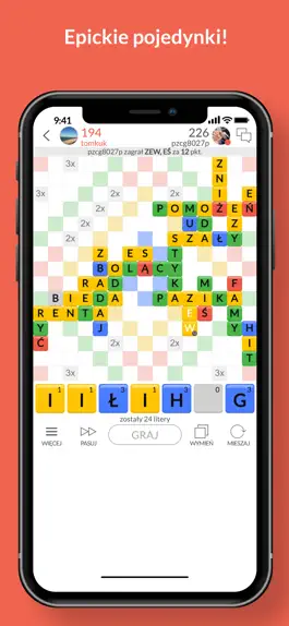 Game screenshot Literaki: gra słowna po polsku apk