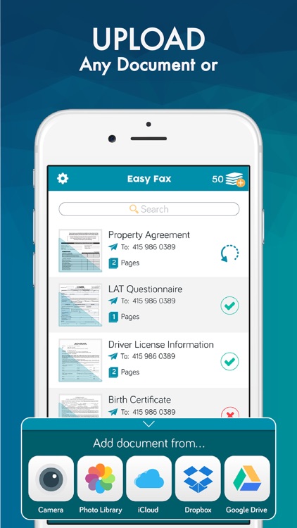Easy Fax App - FAX from iPhone by Must Have Apps