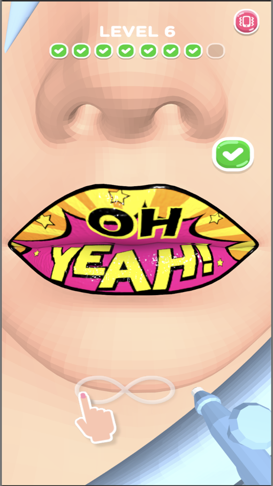 #1. Lip Art 3D (iOS) By: Zplay (Beijing) Info. Tech. Co.,Ltd.