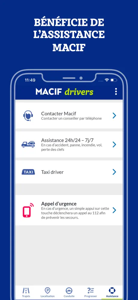 MACIF drivers