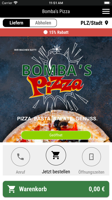 Screenshot #1 pour Bomba's Pizza