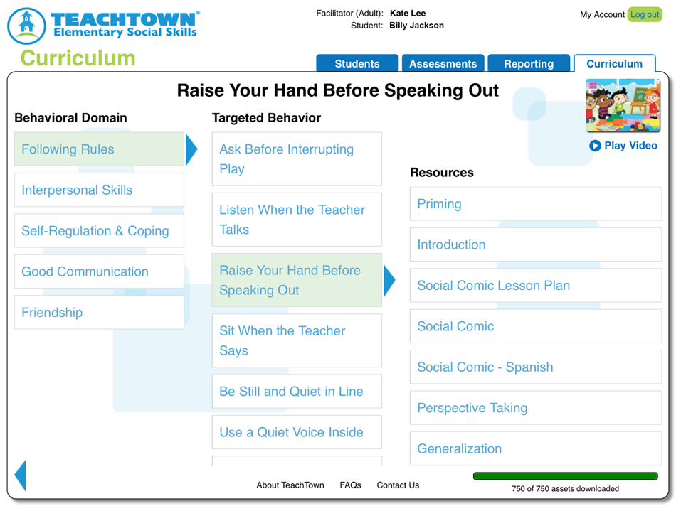 #2. TeachTown Social Skills (iOS) 由: TeachTown - a division of Jigsaw Learning, Inc.