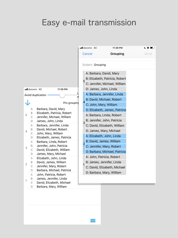Screenshot #5 pour Non-overlapping Grouping Pro
