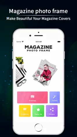 Game screenshot Magazine Photo Frames! apk