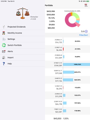 Divtracker Dividend Trackerのおすすめ画像2