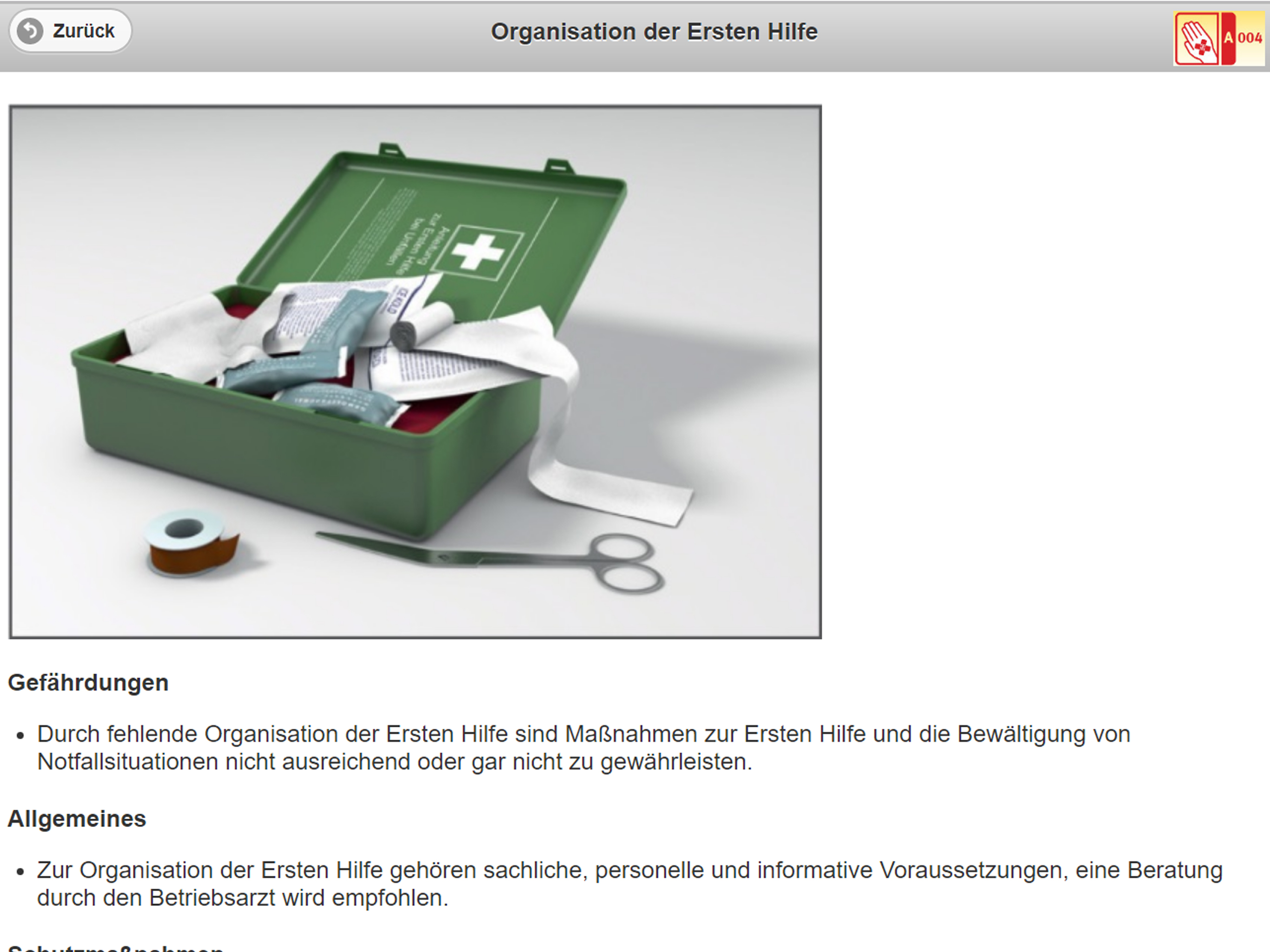 Bausteine der BG BAU