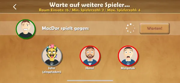 Stiche Raten iPhone Spiel Screenshot 5 – Spiele