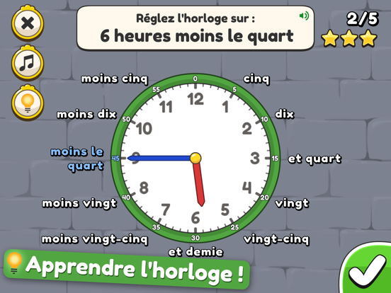 Screenshot #5 pour Roi des Maths : Lire l'heure