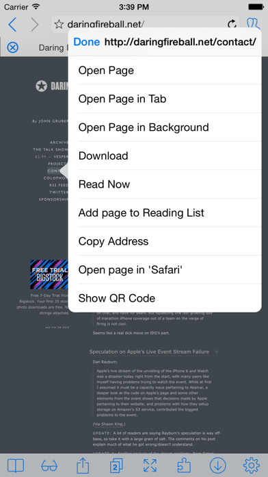 Screenshot #2 pour iCab Mobile (Web Browser)