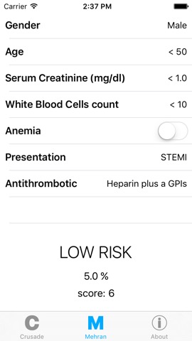 CRUSADE Score Calculatorのおすすめ画像3