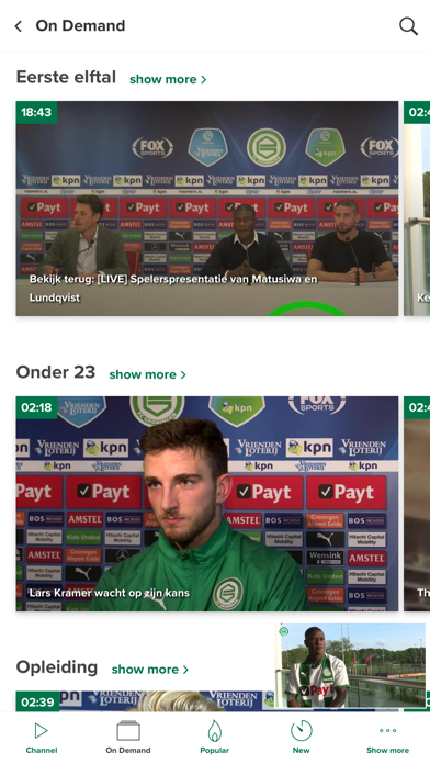 FC Groningen TV screenshot 3