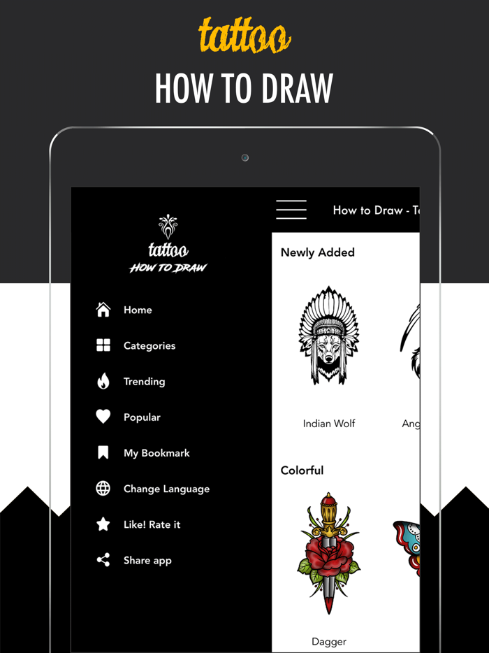 How to Draw Tattoo Pro