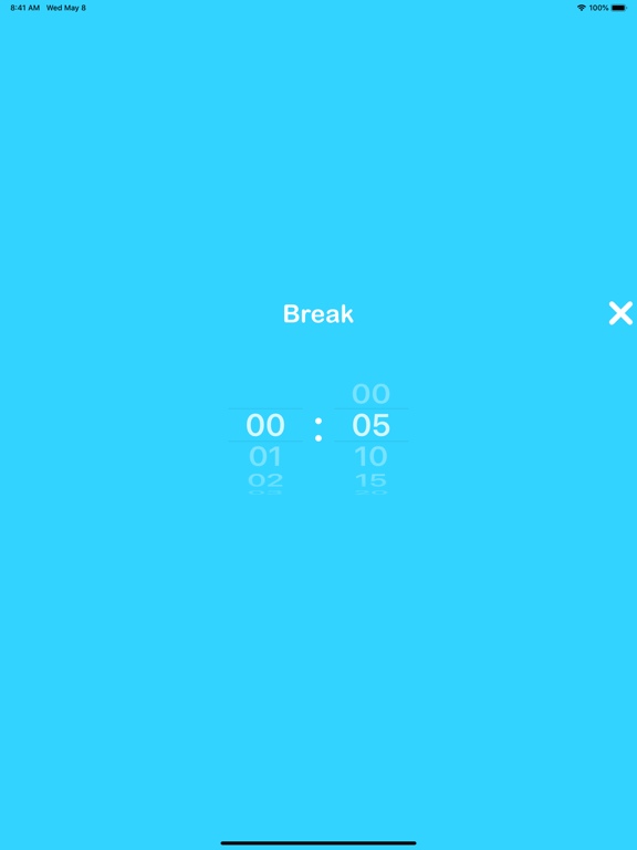 HIIT Tabata Interval Timer iPad screenshot 4 - Health & Fitness app