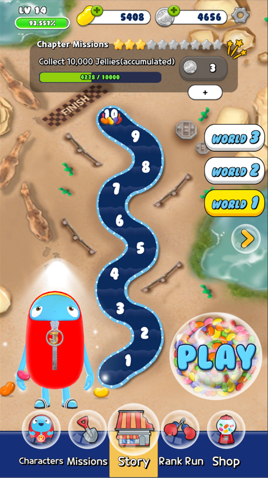 #1. ZellyGo Dash - running game (iOS) 由: PIER.6