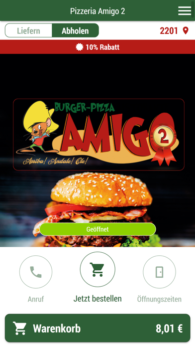 Screenshot #1 pour Pizzeria Amigo 2