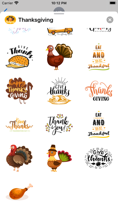 Thanksgiving Countdown · Emoji screenshot 3