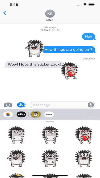 Hedgehog Stickers
